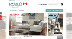 Desktop Screenshot of lavertyshomefurnishings.com